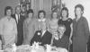 1964 (Oct) - Eleanor Mackenzie, Greg and Claire Quarry, Pat Speagle, Betty Cavanaugh, Helene Ryan, Marg Silcock, seated-James and Dorothy Quarry (Harkin)-50th 