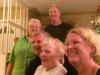 2014 12 27 - Maureen Brode, Kevin, Helene and D'Arcy Ryan, and Mary Claire Nepotiuk, at Maureen's house, Windsor